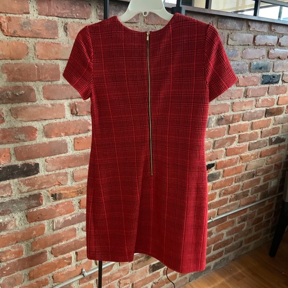 Calvin Klein short sleeve sheath plaid dress - Picture 5 of 7